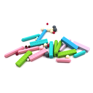 SANS BPA Bébé <span class=keywords><strong>Dentition</strong></span> <span class=keywords><strong>Collier</strong></span> Silicone <span class=keywords><strong>Dentition</strong></span> Pendentif pour Les Soins Infirmiers Mamans - Product Image 6