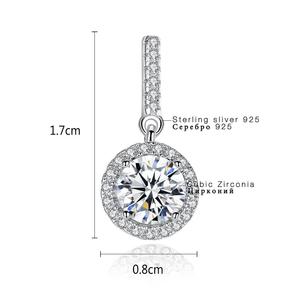 CZCITY Zircon Real <strong>Silver</strong> Drop <strong>Long</strong> <strong>Earrings</strong> Women Dangle Hanging <strong>Earring</strong> 925 Sterling-<strong>Silver</strong> Luxury Fine Jewelry - Product Image 2