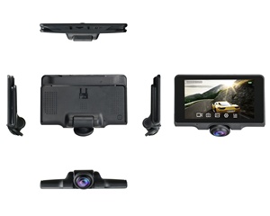 Cámara para Auto 360° Panorámica, Cámara Dual <span class=keywords><strong>DVR</strong></span> con Monitor de Estacionamiento - Product Image 5