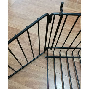 رفوف وحدات الأسلاك للبيع بالتجزئة في السوبر ماركت مع سلة سلكية قابلة للطي في الطبقات - Product Image 5