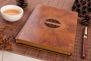Tùy Chỉnh In Ấn Bằng Gỗ Bìa Sinh Thái Thân Thiện Tre Máy Tính Xách Tay Nhật Ký Với Bút Và Hộp - Product Image 4