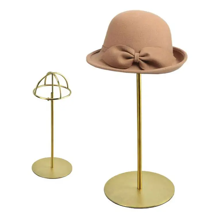 Perakende mağaza için sıcak satış metal şapka vitrin