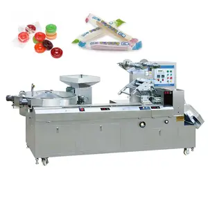 Máquina automática de embalaje de dulces de algodón de gelatina dura adhesiva de Chocolate pequeño