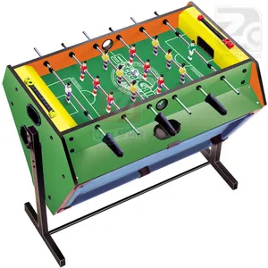 Mesa de futebol de mesa giratória, verde 30 polegadas 3 em 1 mesa de futebol/mesa de hóquei de ar