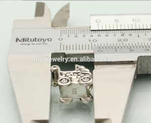 Plata de ley 925 <span class=keywords><strong>cochecito</strong></span> del encanto del grano europeo pulsera - Product Image 5