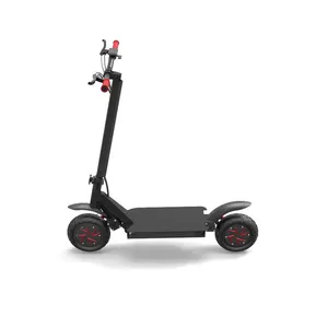 3600w 60v High Power Electric Scooter Two-wheel Scooter 10 Inch Vacuum Tire Ce 150kg Ecorider Max Range 100km 45 Degrees >50km/h