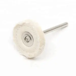 3mm Shank Cotton Cloth Buff Wheel Polishing for Dremel Rotary Tools