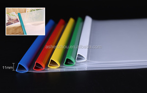 NewスタイルカスタムA4 PP PVCプラスチックスライドバインダー透明レポートカバー紙カバースティックファイル - Product Image 4