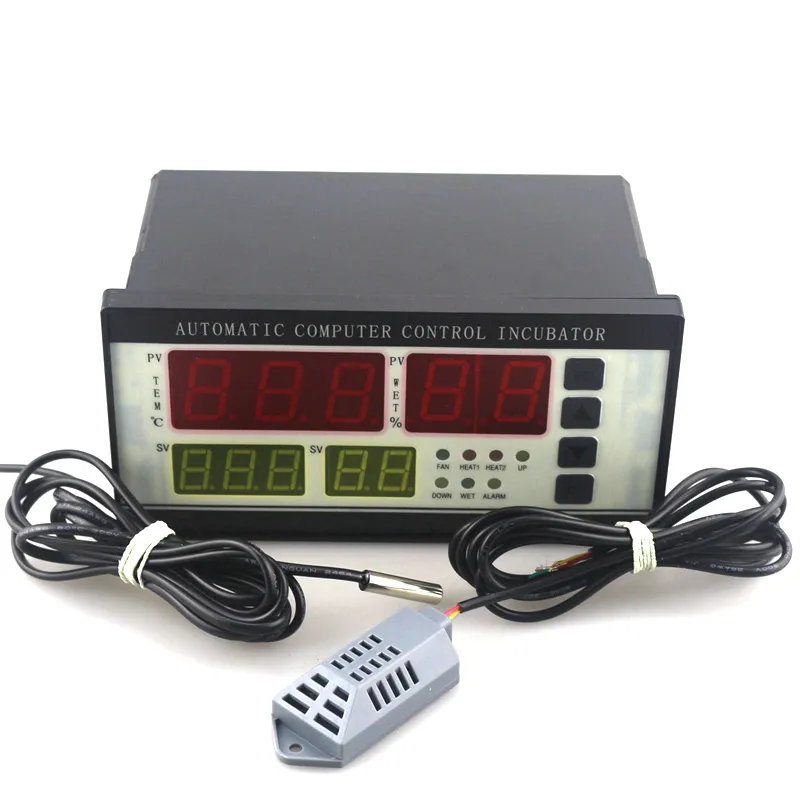 Controlador Digital automático para incubadora de huevos pequeños, controlador de termostato para control de humedad y temperatura XM-18