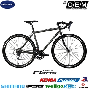 Vélo de Cyclocross CLARIS 700C VIPER 16 vitesses 15 OEM vélo de route en alliage d'aluminium Chromoly pas cher course en acier au carbone Cubre Mano Para - Product Image 2