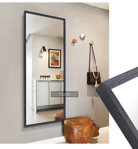 <span class=keywords><strong>Specchio</strong></span> da pavimento a figura intera <span class=keywords><strong>specchio</strong></span> da toeletta <span class=keywords><strong>con</strong></span> cornice in legno naturale <span class=keywords><strong>con</strong></span> supporto in piedi - Product Image 2