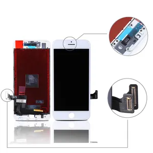 Écran lcd de remplacement Tianma de remplacement, pouces, pour iPhone 7, écran noir ou blanc