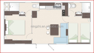 Prefab Huis/Geprefabriceerde Draagbare Huis Zonder Foundation/Draagbare Modulaire Huizen - Product Image 5