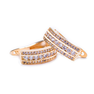 Mode chinesische 14 Karat und 10 Karat Schmuck <span class=keywords><strong>Gold</strong></span> Großhandel Ohrring
