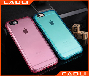 Forro protecto / Fundas de Silicona Transparente Resistente a la suciedad Para iPhone 6 / 6plus celulares por mayor - Product Image 1