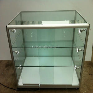 Vetrina Espositiva per Orologi in Vetro Temperato Rettangolare con Telaio in Alluminio Personalizzato - Product Image 3