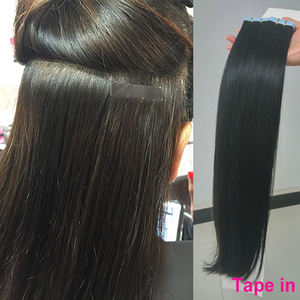 天然黑色直秘鲁人头马延伸超优质处女皮纬带大长度黑色直带延伸 - Product Image 4