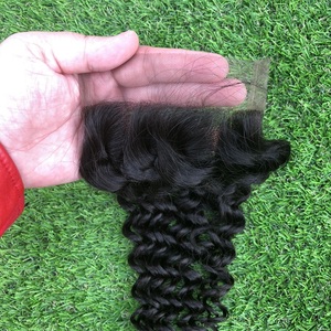 <span class=keywords><strong>Alibaba</strong></span> Expresso Preço Por Atacado Excelente Qualidade Cabelo Yoody Lace Encerramento Cabelo Virgem Brasileiro de 10 ''-20'' Polegada 4*4 Encaracolado - Product Image 6