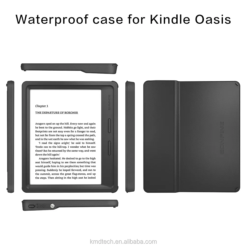 IP67 Soft Silicon Book Reader Case voor Amazon Kindle Oasis Waterdichte Case Slim Ontwerp