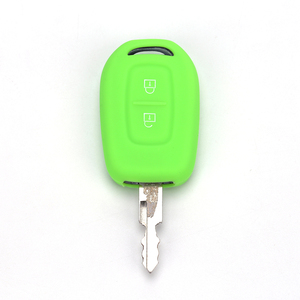 Porte-clés de <span class=keywords><strong>voiture</strong></span> en silicone à 2 boutons, pour véhicule français, Duster, Dacia Scenic, nouvel arrivage - Product Image 2