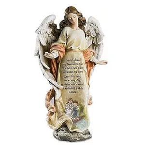 Patung malaikat berdiri dalam ruangan terkenal resin besar