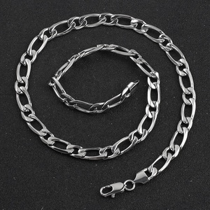 OUMI Costume di Alta Qualità Collane Dei Monili In Acciaio Inox Semplice <span class=keywords><strong>Sottile</strong></span> <span class=keywords><strong>Argento</strong></span> NK <span class=keywords><strong>Collana</strong></span> A Catena - Product Image 3