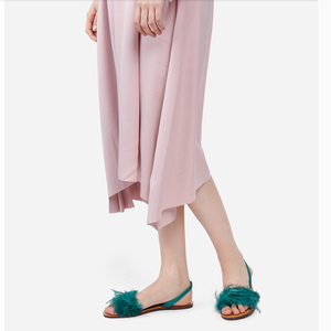 Niñas de diseño colorido diseño de planos cómodos zapatos de Sandalias de tacón - Product Image 6