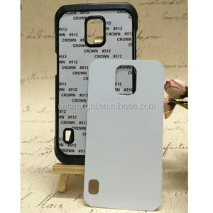 À prova de água-de alumínio sublimação espaços em branco da tampa do caso para samsung galaxy s5 PC ativo