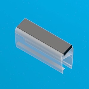 מים התמך אבזרי ברור שקוף שחור גומי <span class=keywords><strong>PVC</strong></span> עמיד למים זכוכית מקלחת דלת רצועת איטום מגנטי - Product Image 5