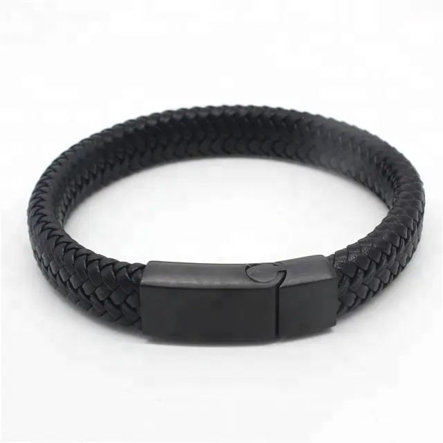 2022 Fashion Mens Jewelry Diy Braided Leather Mens Bracelets