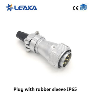 IP65 étanche WEIPU série WY-TI WY16 WY20 WY24 WY28 8Pin <span class=keywords><strong>manchon</strong></span> en caoutchouc mâle femelle prise Aviation câble connecteur pour l'alimentation - Product Image 5