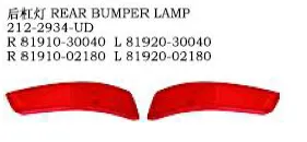 OEM 81910/81920-30040 81910/81920-02180 TOYOTA COROLLA 2014 için Auto car arka tampon lambası arka tampon işık led