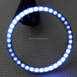 Penjualan laris cincin <span class=keywords><strong>halo</strong></span> RGB 160mm LED <span class=keywords><strong>SMD</strong></span> warna mata malaikat - Product Image 4