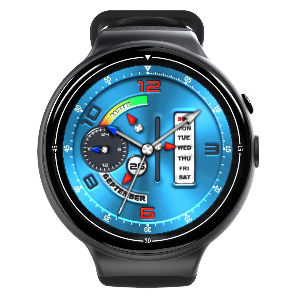 Reloj inteligente 3G I4 Air, reloj inteligente con WIFI, GPS, control de voz, ritmo cardíaco, cámara, Android 5,1, 2GB + 16GB