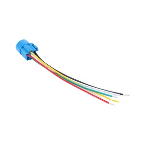 19 millimetri Treccia Filo Presa di Connettore Spina per 19 millimetri di Diametro In Metallo Push Button Pulsador On Off Interruttore Presa Elettrica - Product Image 5