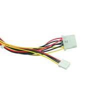 Kustom Pabrik konektor 4-Pin besar dengan Kit kabel kawat untuk Motherboard komputer untuk aplikasi elektronik