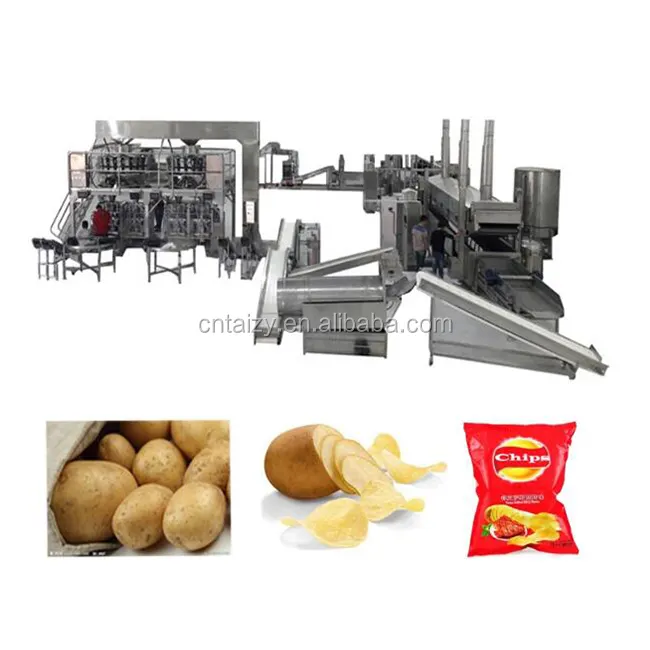 Kaisi — ligne de Production de Chips pommes de terre, ligne de traitement des pommes de terre, semi-automatique, sortie de ligne, auto-fixation, 2018