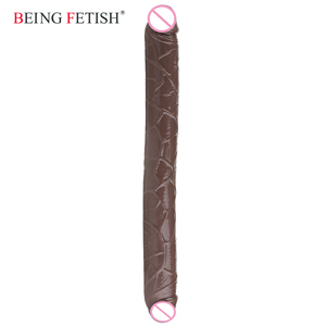 Meilleur Double <span class=keywords><strong>Gode</strong></span> Long Flexible Souple Gelée Vagin et Anal Femmes <span class=keywords><strong>Gay</strong></span> Lesbienne À Double Extrémité Dong Sex Toys - Product Image 5