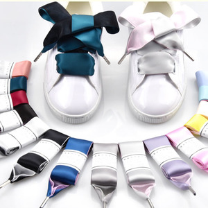 Nuova moda 3cm di larghezza colorata elegante elegante a buon mercato decorazione a doppio strato di <span class=keywords><strong>lacci</strong></span> delle <span class=keywords><strong>scarpe</strong></span> - Product Image 2