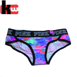 mujer breve AOP escritos para <span class=keywords><strong>mujeres</strong></span> <span class=keywords><strong>ropa</strong></span> interior <span class=keywords><strong>con</strong></span> Jacquard cintura Logo <span class=keywords><strong>ropa</strong></span> interior Mujer <span class=keywords><strong>ropa</strong></span> interior - Product Image 3