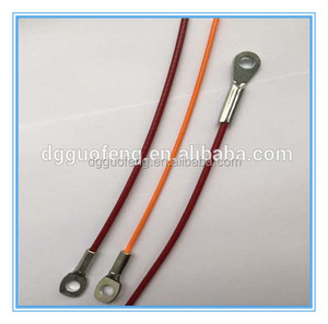 Precio al por mayor barato recubierto de PVC <span class=keywords><strong>cable</strong></span> de <span class=keywords><strong>acero</strong></span> galvanizado con ojales tipo Crimp terminal - Product Image 2