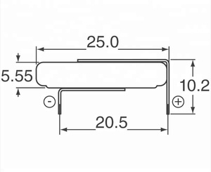 Batterie bouton au lithium <span class=keywords><strong>CR2450</strong></span> 3V personnalisée avec broches à <span class=keywords><strong>souder</strong></span> pour appareils ménagers et électronique grand public - Product Image 3