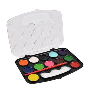 Ensemble de peinture à l'<span class=keywords><strong>aquarelle</strong></span> pour enfants avec pinceaux en plastique et papier, médium de peinture, capacité de 5 ml - Product Image 4
