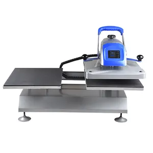 2021 New Professional 16x20 Manual Double station T shirt Heat Transfer Press Machine estampadora