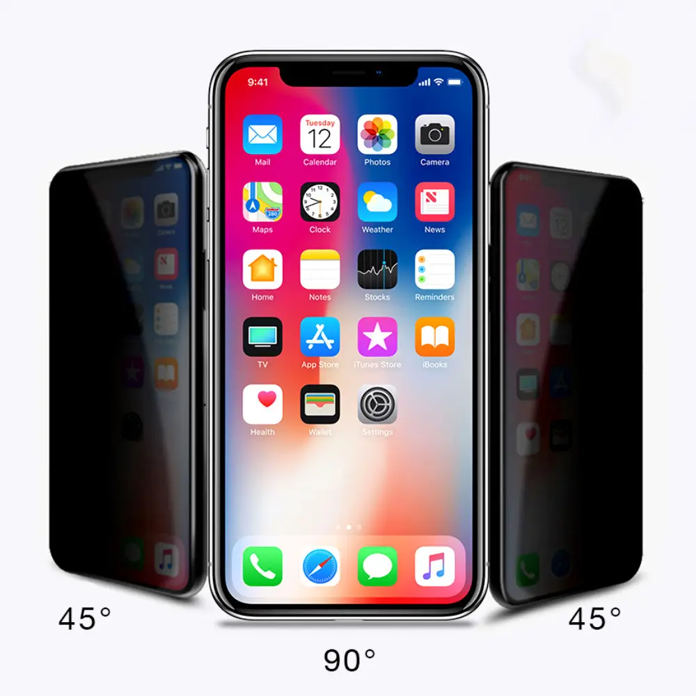 Harga Bersaing! 9H Kaca Nano Anti Air Anti Minyak Pelindung Layar untuk iPhone X Lensa Kamera