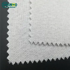 Plain Weave 100% Polyester Necktie Interlining For Tie with single side brush