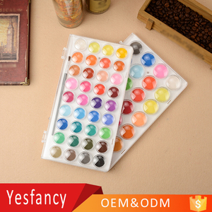 Shanghai proveedor artista acuarela pintura set 12 16 <span class=keywords><strong>28</strong></span> 36 colores de <span class=keywords><strong>la</strong></span> paleta de acuarela pastel para el arte - Product Image 1