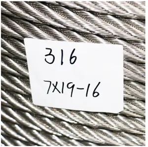 12mm 1x7 1x19 7x7 7x6x19 + IWRC yuvarlak tel çelik tel halat teleferik galvanizli çelik tel halat