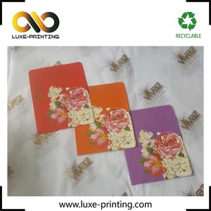 Colores completos de impresión nueva prima afortunado chino hecha a mano del Festival de la boda paquete rojo - Product Image 1