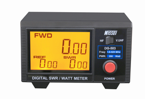 NISSEI Digital SWR Meter DG-503 1.6-525 MHz 200W radio amateur - Product Image 2